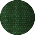 thumbnail image 1 of Ahgly Company Indoor Round Persian Emerald Green Traditional Area Rugs, 6' Round, 1 of 4