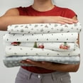 thumbnail image 4 of Holiday Bed Sheets Set in Let It Snow Christmas for Full Size Bedding by Comfort Canopy, 4 of 14