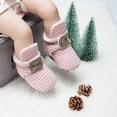thumbnail image 3 of Meckior Baby Girls Boys Cotton Boots Newborn Winter Cozy Fleece Booties Infant Socks Shoes for 3-18 Months, 3 of 9