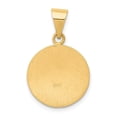 thumbnail image 4 of FJC Finejewelers 14 kt Yellow Gold Polished and Satin St Matthew Medal Hollow Charm 17 x 15 mm, 4 of 6