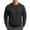 Black, variant on Sweatshirts for Men Nelozsy Men Long Sleeve Solid Round Neck Pocket Sport Sweatshirts Black S