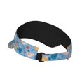 thumbnail image 2 of Balery Cute Chickens and Flowers Sport Wear Athletic Visor Sun Sports Visor Hat Visor Adjustable Cap for Women and Men (One Size), 2 of 7