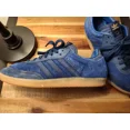 thumbnail image 2 of Ad-id-as x Starcow Navy Blue Suede Sneakers, 2 of 6