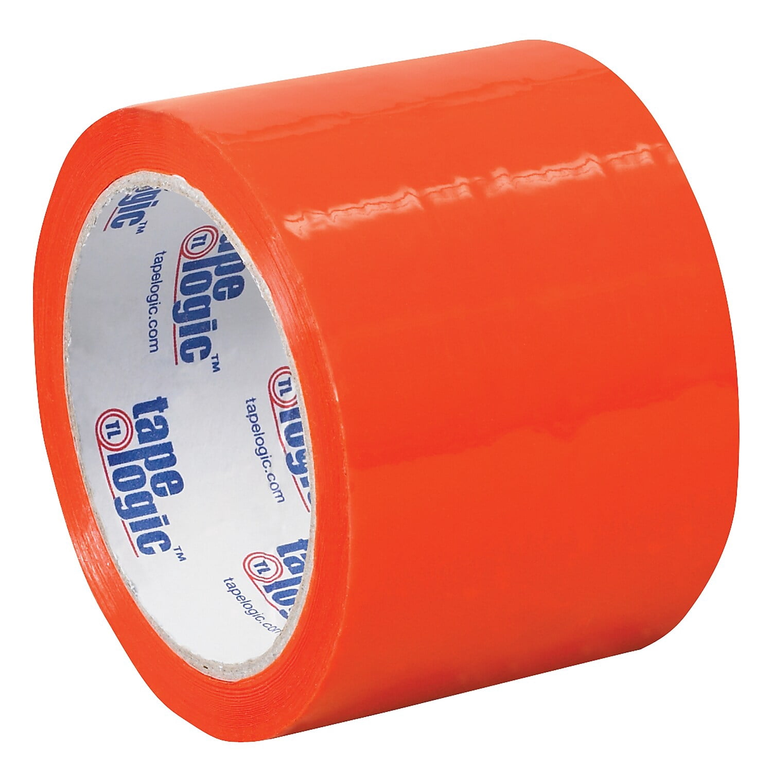 Tape Logic® Carton-Sealing Tape, 3" Core, 3" x 55 Yd., Orange, Pack Of 6