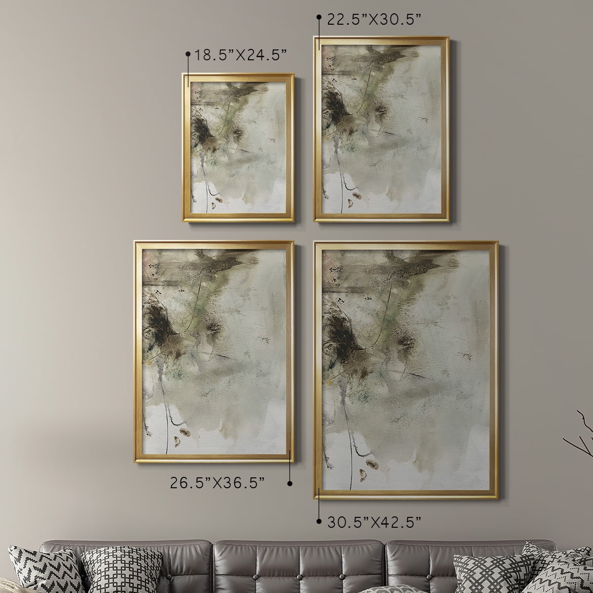 Soft Inspiration IV Premium Framed Print, in Gold, Black, or Silver - Ready to Hang