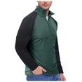 thumbnail image 1 of VBARHMQRT Halloweentown Sweatshirt Mens Long Sleeved Zipper Turtleneck Sweatshirt Pullover Matching Color Stand Outdoor Hoodie, 1 of 8