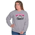 thumbnail image 4 of Betty Boop If You Got It Flaunt It Women Crewneck Sweatshirt Brisco Brands M, 4 of 6