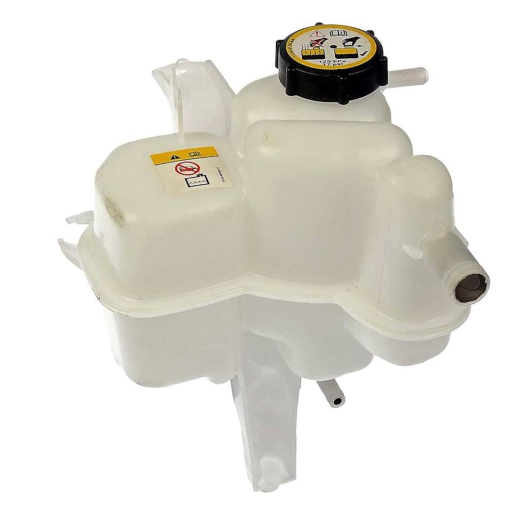 KarParts360 For Ford Escape 2007 08 09 10 11 2012 Pressurized Coolant Reservoir | Front | Plastic Material | Natural Finish | 3 Mounting Hole | With Cap | Replacement For BL8Z8A080A BL8Z8A080B