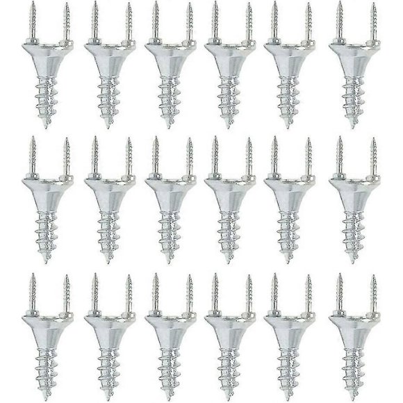Solid Wood Baseboard Seamless Nails,y-shape Invisible Nail,double-headed Self-tapping Screws Foot Line Special Nails Invisible Security Screws (1.5cm)