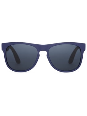 TOMS Sunglasses TRAVELER Manu Matte Deep Cobalt | Dark Grey Lens