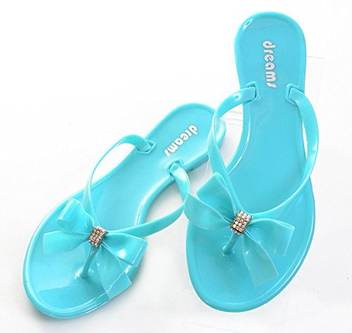 mint green flat sandals