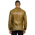 thumbnail image 3 of Adult Halloween Costume Mens Disco Shirt (GOLD Large/X-Large), 3 of 3