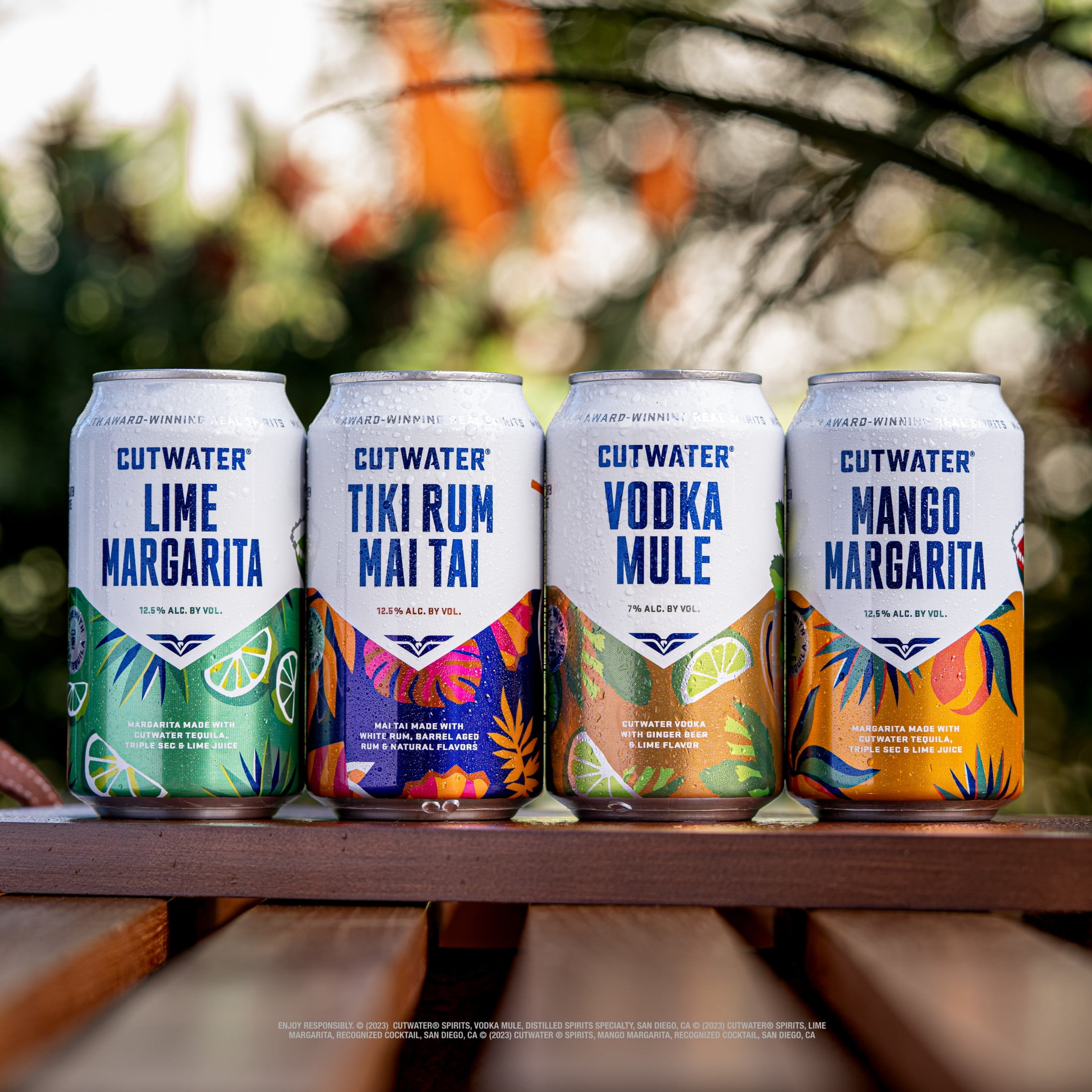 Cutwater Tequila Mango Margarita 4 pack 12 fl oz Aluminum Cans 12.5% ABV