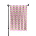 thumbnail image 1 of ZNDUO Pink Abstract Triangle Waves Pattern Garden Flag, 28"x40" Double Sided Polyester Flag for Garden Farmhouse Patio Home Decor, 1 of 8
