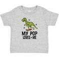 thumbnail image 3 of Inktastic My Pop Loves Me Kids Dinosaur Boys Baby T-Shirt, 3 of 5