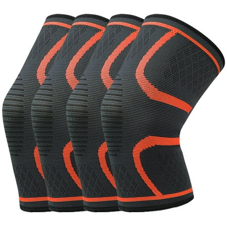 

Elbourn Knee Brace Knee Compression Sleeve Knee Pads for Men & Women Knee Support for Meniscus Tear ACL Work Out (2-Pair )