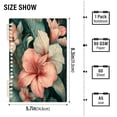thumbnail image 3 of WOBOGO Exotic Pink Flowers Notebook College Horizontal Grid Paper Ink Spill Resistant Water Resistant Cover 8.3x5.7x0.4in, 3 of 8