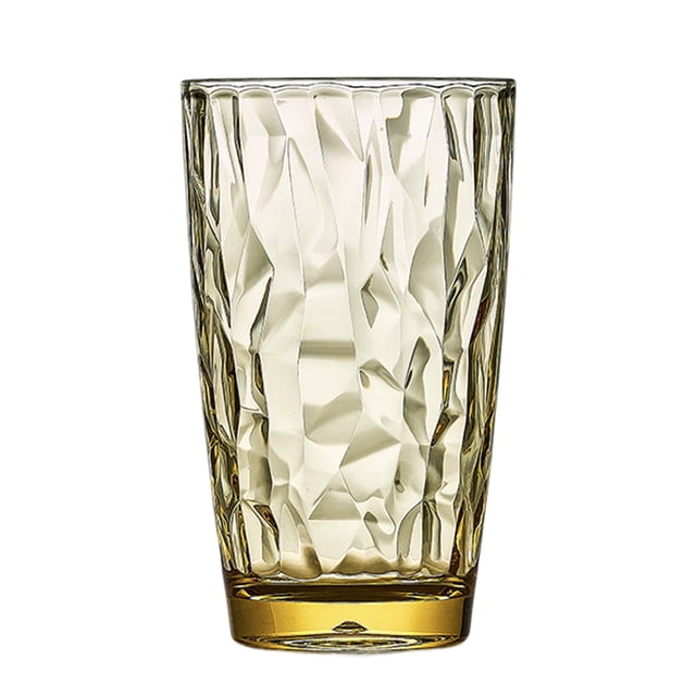 Vasos reutilizables de plástico acrílico para beber, vasos para agua de 20 oz en colores en tonos joya | Vasos sin BPA, aptos para lavavajillas en rejilla superior