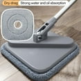 thumbnail image 3 of ﻿ 99 Inch Extra Thick Microfiber Pad Refill, Square Mop Head, High Absorbency, Durable, Machine-Washable, for TrueClean M16 & SPIN-800 and Most Square Spin Mop & Bucket (3 Pcs), 3 of 7