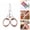 C, variant on Office Scissors | Office Scissors with High Quality, Durable, Easy to Use for Office, Home, Everyday Writing Use