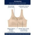 thumbnail image 5 of Vanity Fair Lingerie Women's Maternity Nursing Wireless Bra for Breastfeeding, Cross Front Pullover Style 72074, 5 of 9