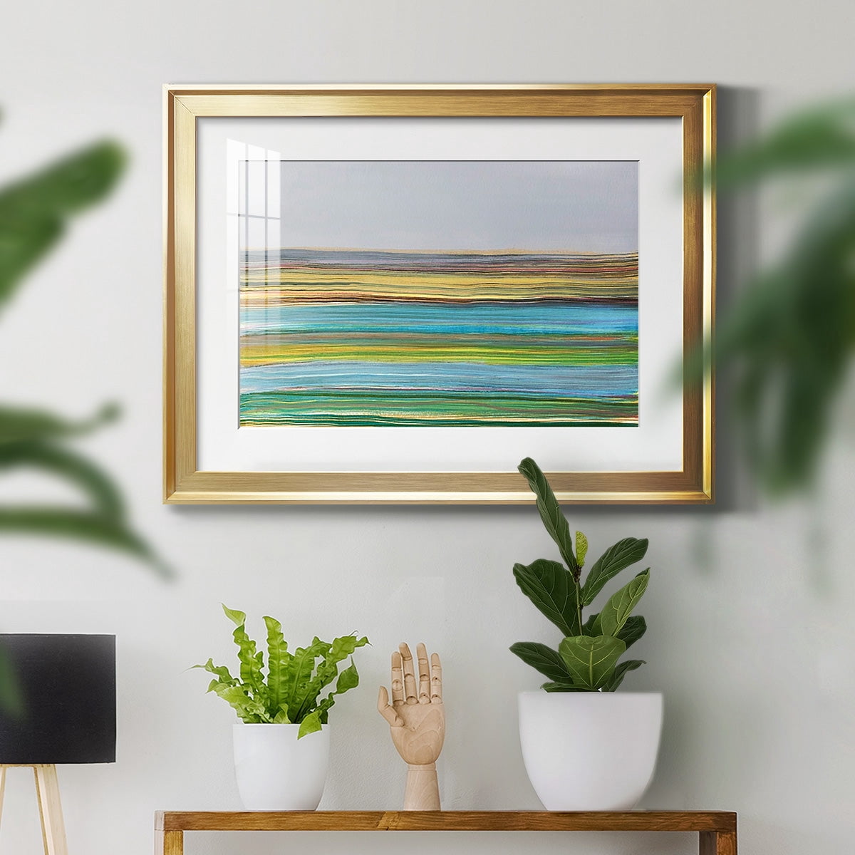 Parallel Striae I Premium Framed Print - Ready to Hang