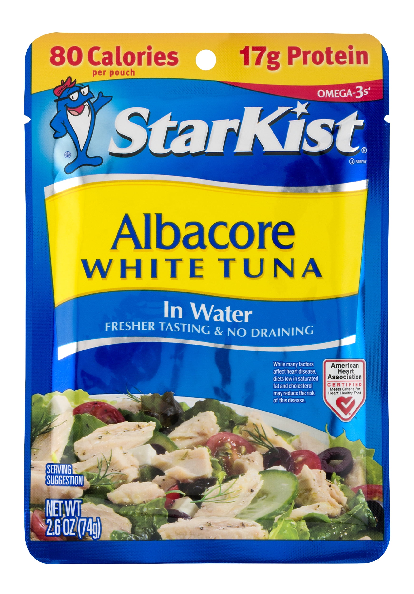 StarKist® Albacore White Tuna in Water 2.6 oz Pouch
