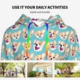 thumbnail image 4 of Sigee Cute Corgi Head for Women's Pullover Hoodie Sweatshirts Adult Casual Long Sleeve Sweatshirts ,Sizes S-2XL-XX-Large, 4 of 7