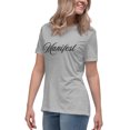 thumbnail image 3 of Empowering & Inspirational Women’s Manifest T-Shirt, Women Tshirt Graphic, Women T Shirts Short Sleeve (Athletic Heather, M), 3 of 6