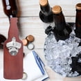 thumbnail image 2 of Abridor de botellas de madera con forma de botella para el frigorífico, para amantes de la cerveza y el vino, 2 of 8