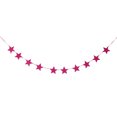 thumbnail image 1 of 10pcs Bandera Banderín Estrellas Colgante Fucsia Decoración para Hogar Colco Banner móvil Felt, 1 of 7