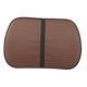 thumbnail image 4 of Almohada de apoyo para la espalda del coche, cojín de respaldo para coche de diseño ergonómico suave, almohada de cintura para coche Marrón Negro, 4 of 9