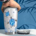 thumbnail image 5 of Turtles Gifts for Women Girls Sea Turtle Tumbler 20oz Jewelry Drawings Stainless Steel Insulated Tumblers Coffee Travel Mug Cup Gift for Birthday Christmas, 5 of 7