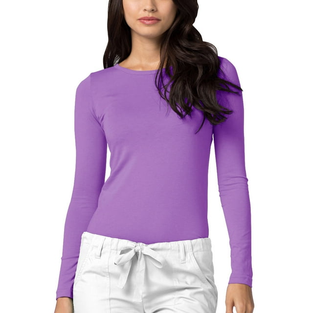 Adar sous-Couches pour Femmes - T-Shirt de sous-Couche à Manches Longues Confortable