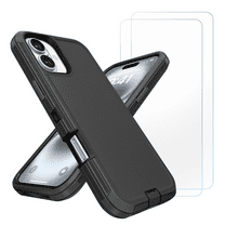 3-in-1 Entronix Bundle designed for iPhone 17, Heavy Duty Case, 2 Tempered Glass