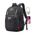 thumbnail image 1 of Mochila Escolar Impermeable Antirrobo Grande Para Viaje Laptop 17'' Con Puerto De Usb/audifonos P/hombre Y Mujer, 1 of 6