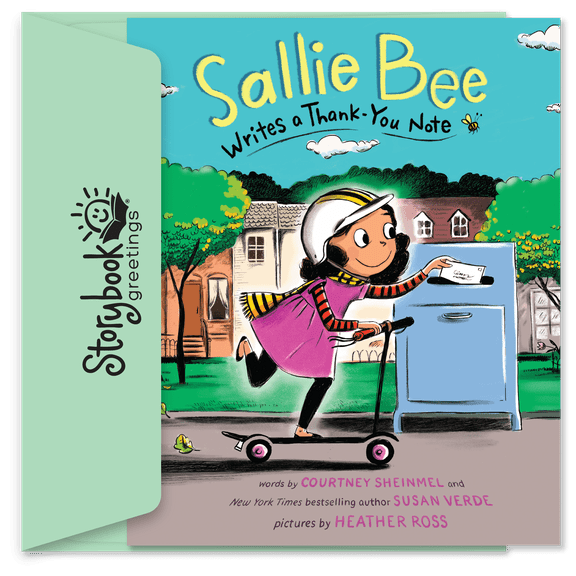 Storybook Greetings Sallie Bee Writes a Thank You with Envelope