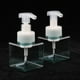 thumbnail image 2 of Paquete de 2 dispensadores de jabón en espuma Yuyangstore 250 ml Frasco cuadrado de la bomba Azul claro, 2 of 8