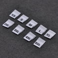 thumbnail image 1 of WRITWAA 400Pcs Size Tags For Clothing Folded Sewing Labels White Polyester 1.4x0.5x0.04in, 1 of 6