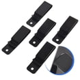 thumbnail image 3 of Diy Accessories 5Pcs Iron Black Sheath Belt Clip Metal Spring Hook Buckle, 3 of 9
