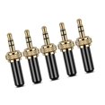 thumbnail image 4 of 5Pcs 3.5mm Plugs Metal Connector Mini 3.5mm Screw Lock Stereo Jack Plug with M6 Internal Thread, 4 of 4