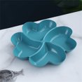 thumbnail image 1 of Divided Dish In 3 Diet Reusable Round Dinner Plates For Adults 3 Portion Compartments Microwave Food Safe PP Kitchen Dinnerware Style B 1Pcs, 1 of 6
