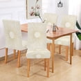 thumbnail image 2 of Yayeee 4 Pack Dining Chair Covers Stretch Parson Chairs Slipcovers Seat Protector, Sunshine, 2 of 6