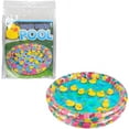 Duck Pond Pool Inflate (3' X 6") Funky Color Inflatable Kiddie Pool