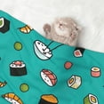 thumbnail image 2 of Sigee Sushi for Pet Blanket for Dog Cat Puppy Blanket Cat Blankets for Small and Medium Pets-Small, 2 of 8