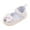 White, variant on JDEFEG Girls Shoes Summer Baby Walking Shoes Soft Sole Non Slip Breathable Baby Shoes Comfortable Toddler Shoes Fish Mouth Baby Toddler Sandals White Size 5