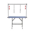 thumbnail image 1 of Graflsoa Table de Toilettage pour Animaux Pliable de 36 Pouces avec Support, Cadre en Acier Inoxydable et Accessoires en Maille de Fer, 1 of 7