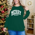 thumbnail image 4 of Neewe Women's Oversized Sweatshirt Christmas Crewneck Long Sleeve Casual Loose Pullover Tops, 4 of 8
