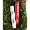 thumbnail image 4 of 9.5" Red Stylish Flask Bottle Tumbler with Don't Tell Santa Print Design, 4 of 4