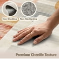 thumbnail image 6 of ODIKA 8'x10' Washable Area Rug Non-Shedding, Easy Care, Geometric Abstract Distressed Vintage Interlocking Contemporary for King Size Bedroom Under Bed, Master Suite, 6 of 7